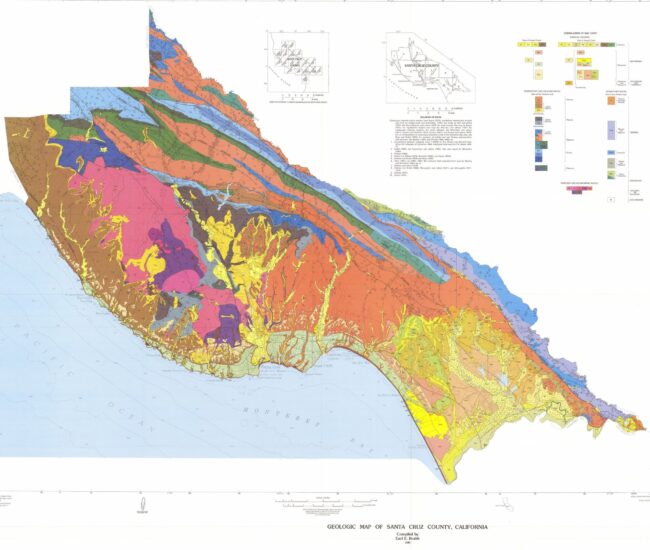 geologic map of Santa Cruz County