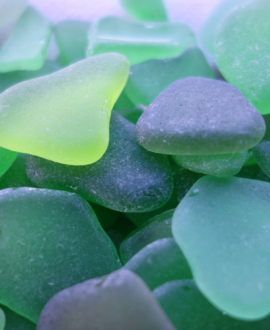 green sea glass